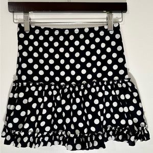 kidpik Knit Dot Tiered Skirt - Navy - Size 10 Girls - NWT